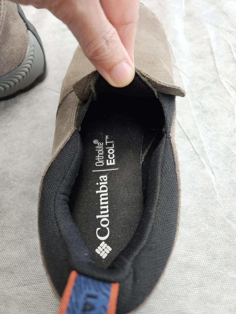 Columbia Landroamer Men’s Slip-On Suede Casual Shoe - Taupe Sz Mens 8